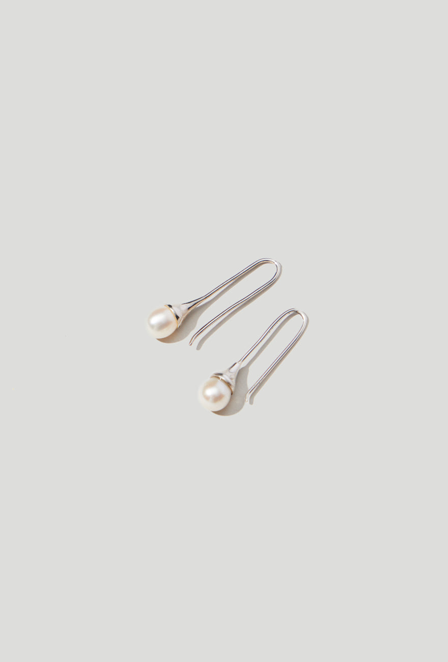 Collette Earring Sterling Silver Pearl