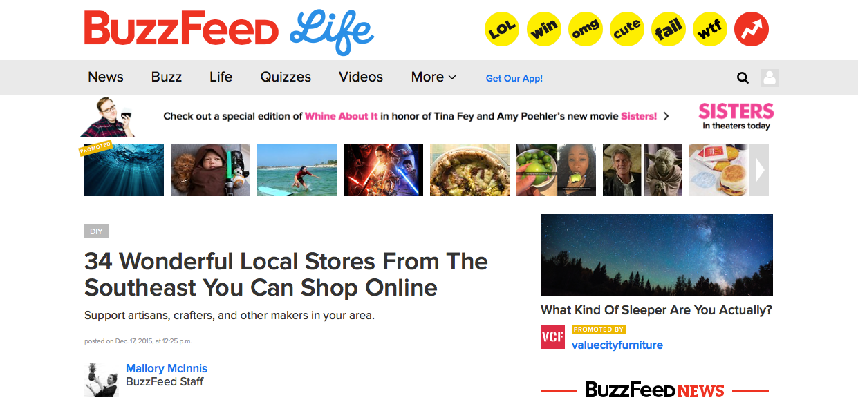 Buzzfeed / 34 Wonderful Local Stores from the Southeast
