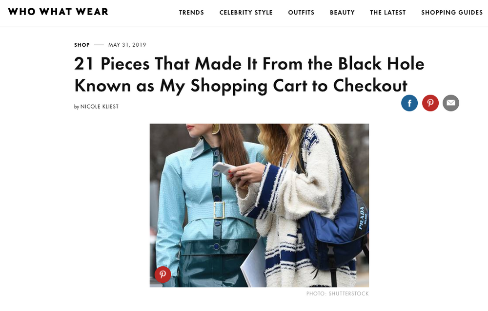 Who What Wear / May 2019