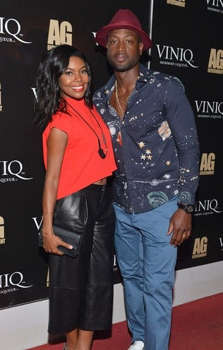 Gabrielle Union in Chock A Block Gold/Black