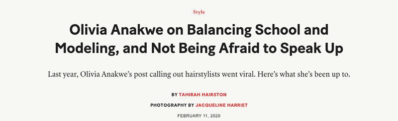 Teen Vogue / February 2020