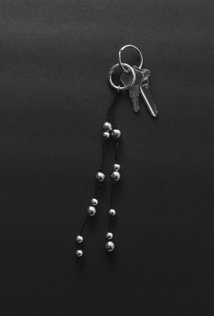 Silver Vintage Bag Charm