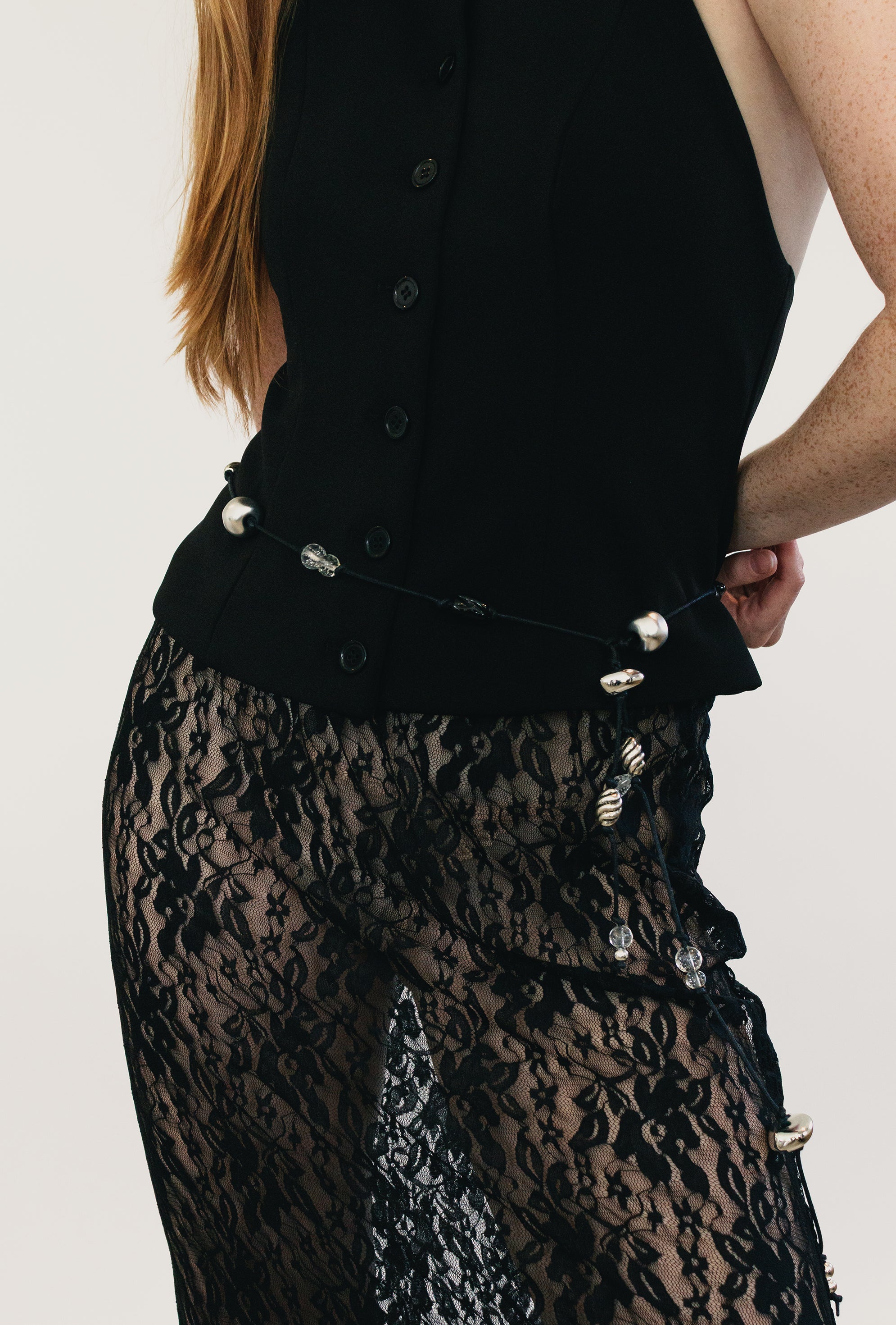 Vintage Beaded Belt