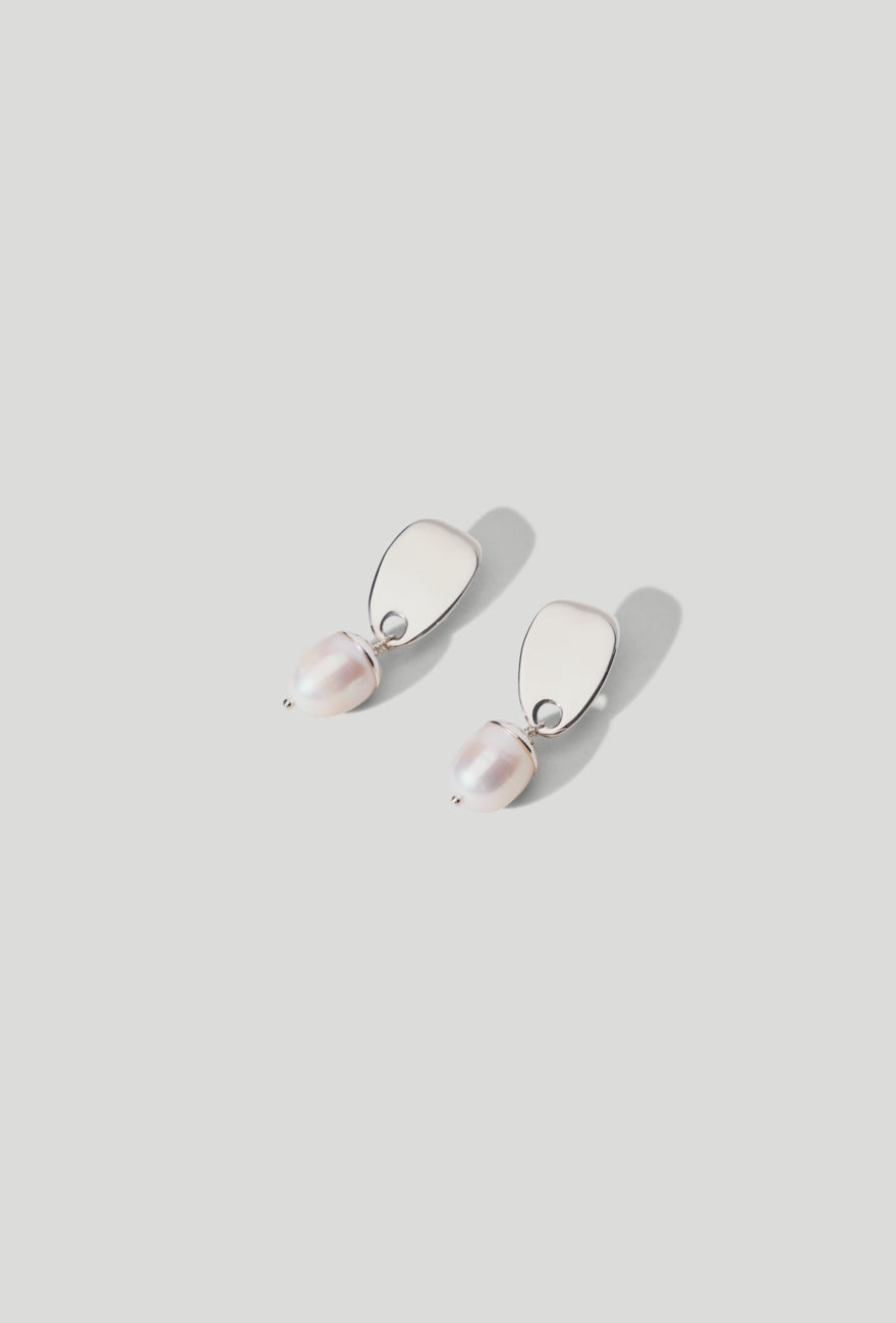 Cecilia Earrings Pearl Sterling Silver