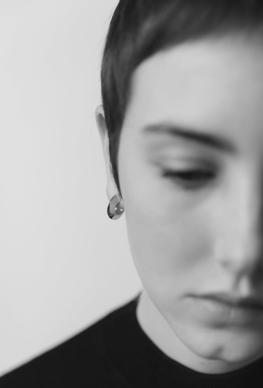 Round Peak Earrings Gold