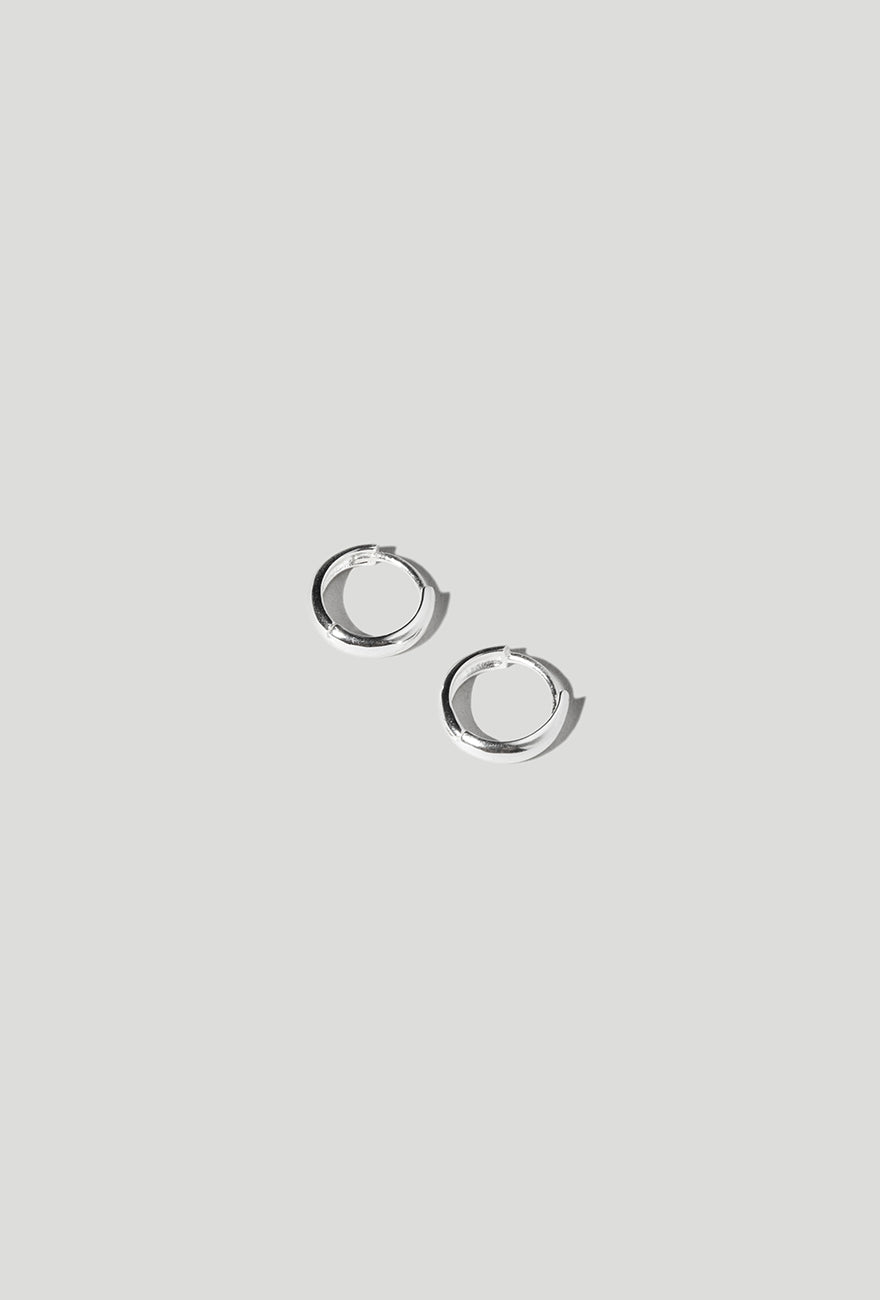 Small Hoop Earrings Sterling Silver