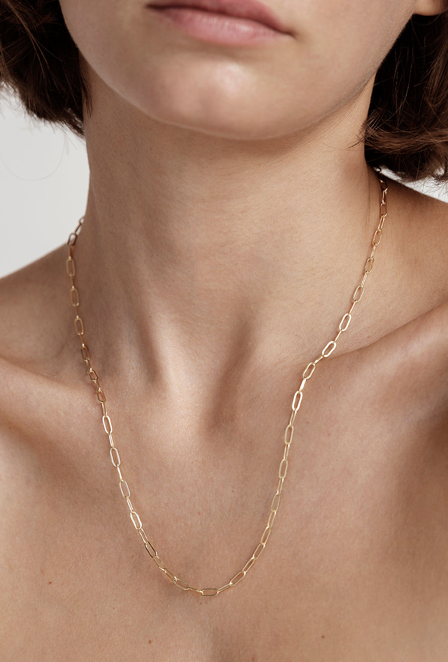 Drawn Cable Chain Necklace
