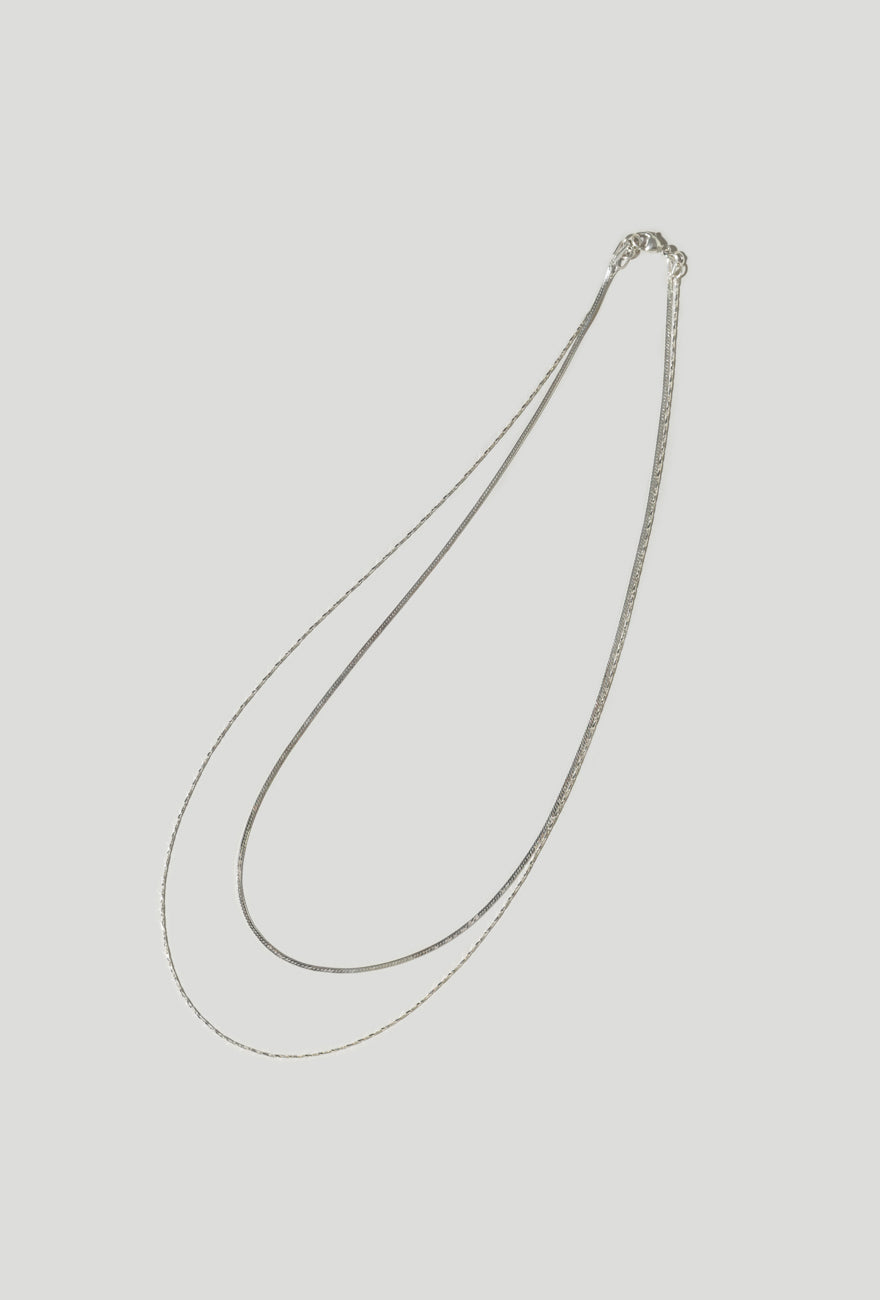 Ciel Necklace | Layered Double Chain Necklace