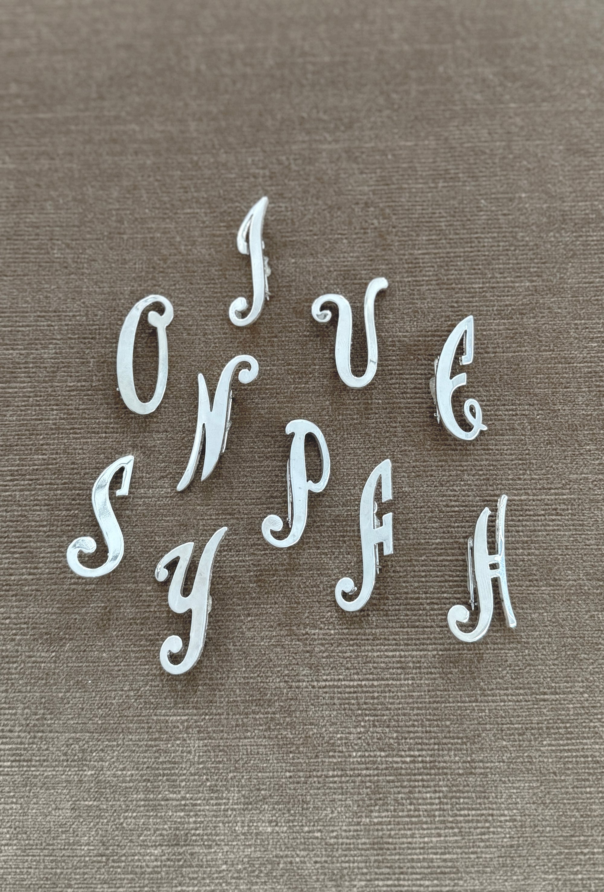 Large Script Pin