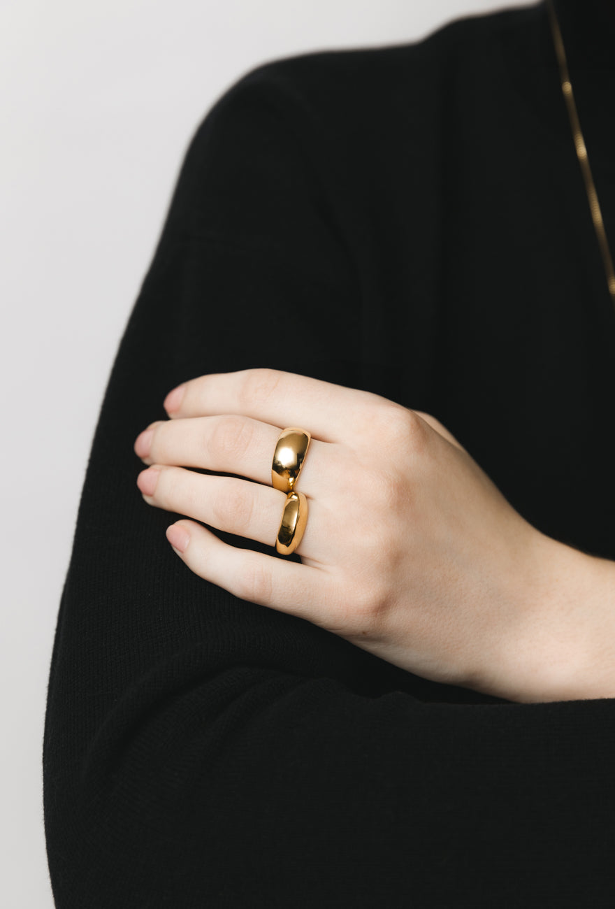 Domed Ring Gold