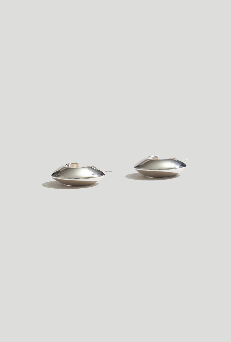 Round Peak Sterling Silver Earrings | Round Peak Silver Earrings for women - Maslo Jewelry