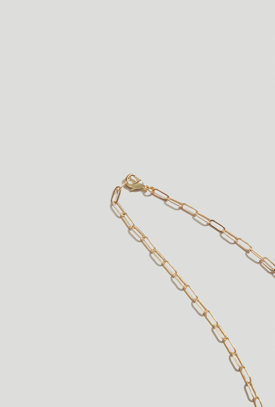 Shop Gold Drawn Cable Chain Necklace | Buy Wedding Necklace Collection - Maslo Jewelry