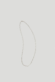 Sterling Silver Wedding Necklace | Drawn Cable Chain Necklace Sterling Silver - Maslo Jewelry