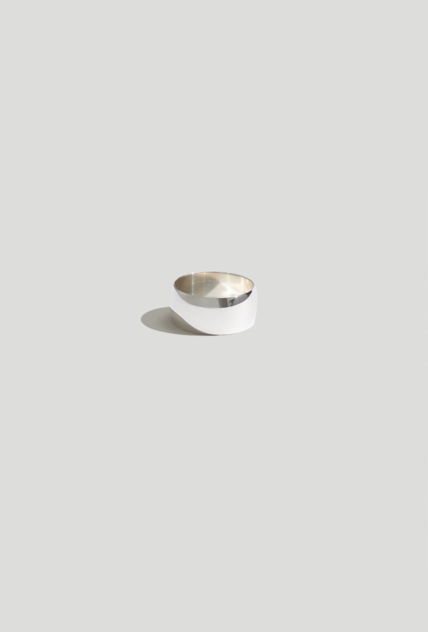 Shop Cigar Band Ring | Silver Wedding Bands Online - Maslo Jewelry