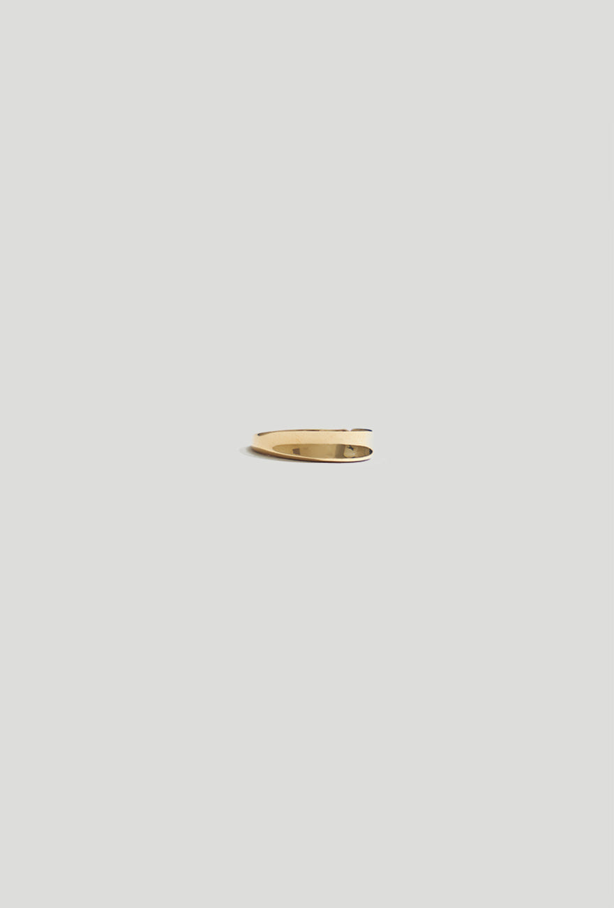 New Crescent Gold Ring - Shop Gold Ring Online | Exclusive Gold Ring - Maslo Jewelry